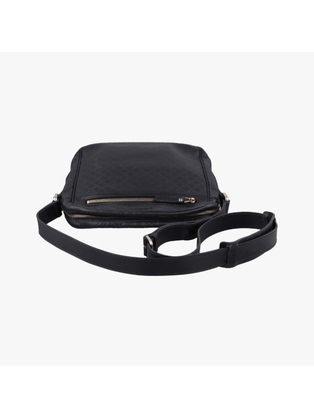 Gucci GG Supreme Messenger Black Leather - Picture 8 of 16
